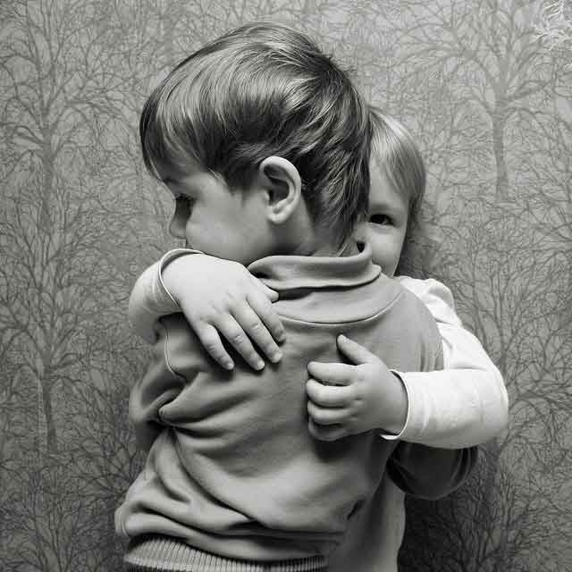 children-hugging