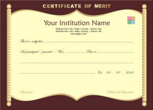 desain sertifikat tips penting