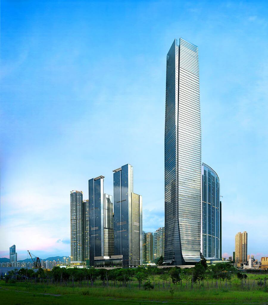 gedung tertinggi di dunia international commerce center