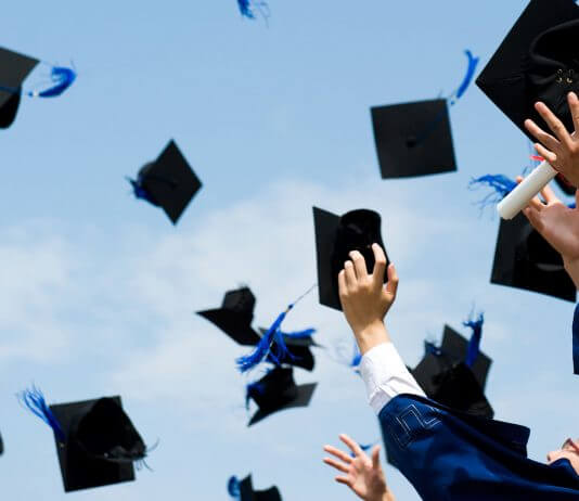 graduation caps in air 534x462