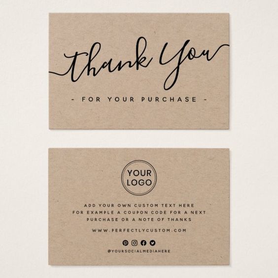 Berikan Thank You Card Kepada Customer Sebagai bentuk After Sales Service.