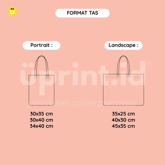 Tas Canvas Base Tas Putih - Foto 2