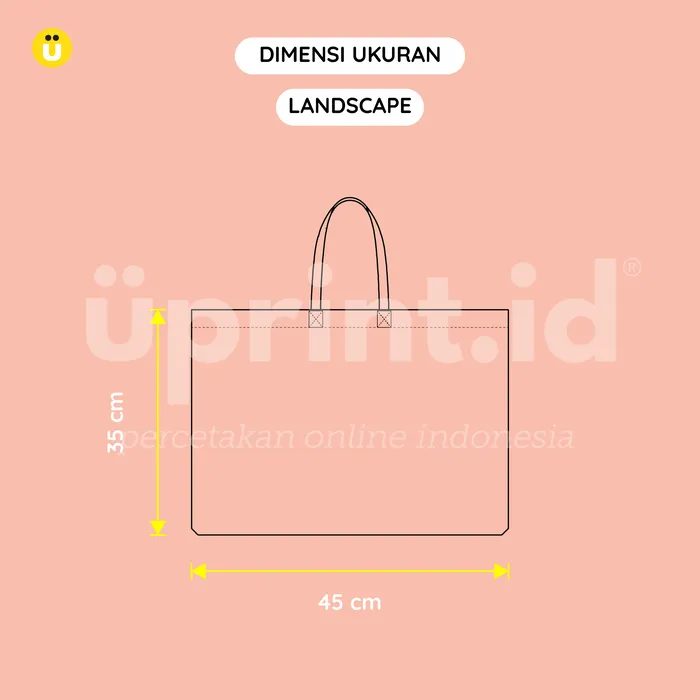 Tas Canvas Base Tas Putih - Foto 8