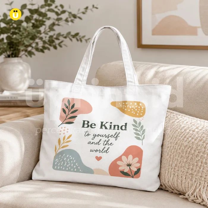 Tas Canvas Base Tas Putih - Foto 9