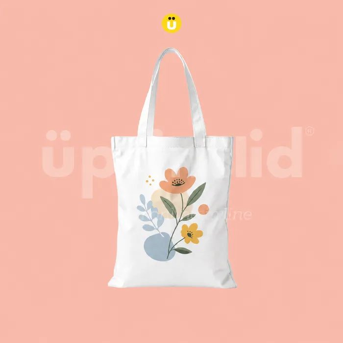 Tas Canvas Base Tas Putih - Foto 1