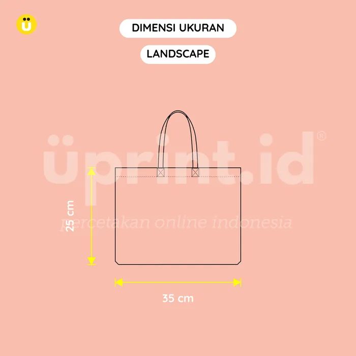 Tas Canvas Base Tas Putih - Foto 6