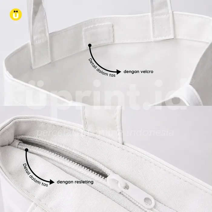 Tas Canvas Base Tas Berwarna - Foto 11