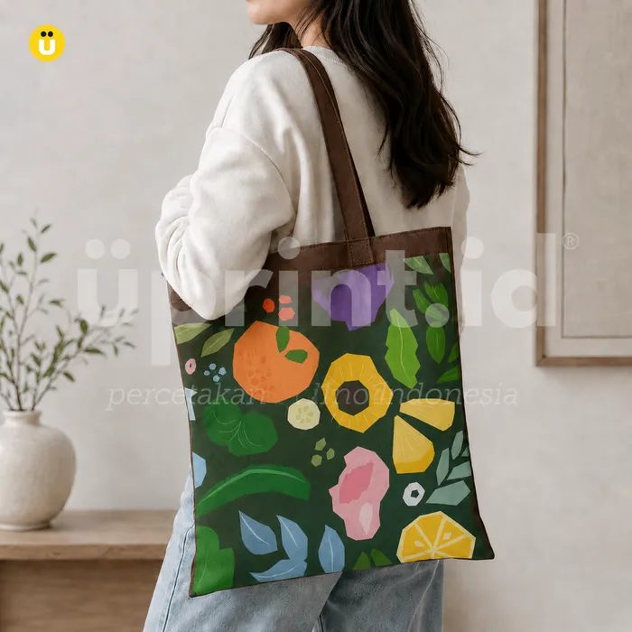 Tas Canvas Base Tas Berwarna - Foto 9