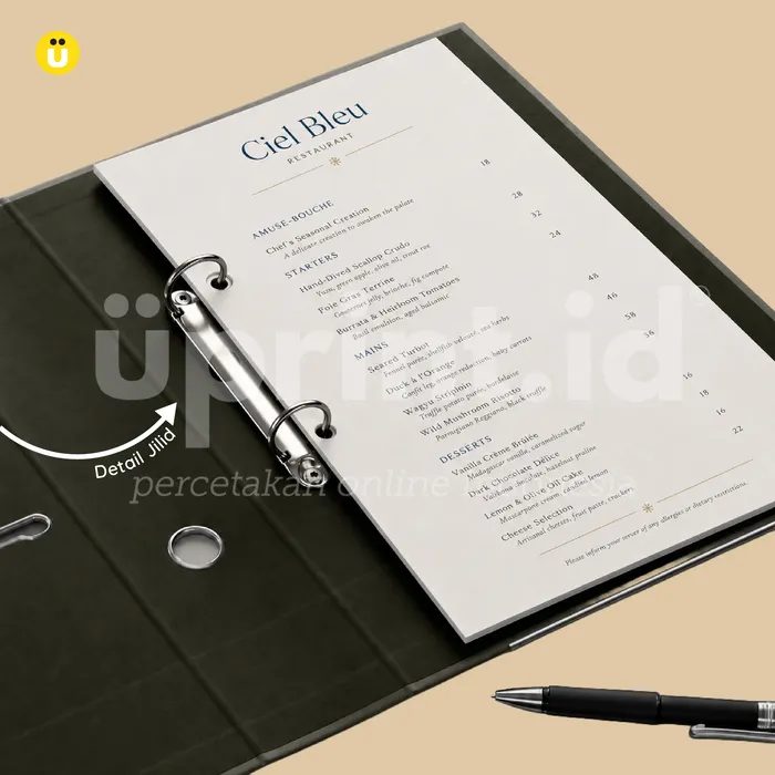Buku Menu Hardcover - Foto 4