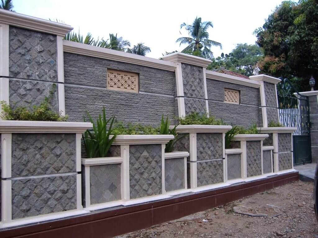 batu alam untuk pagar rumah