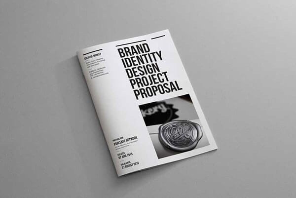 cover proposal hitam putih