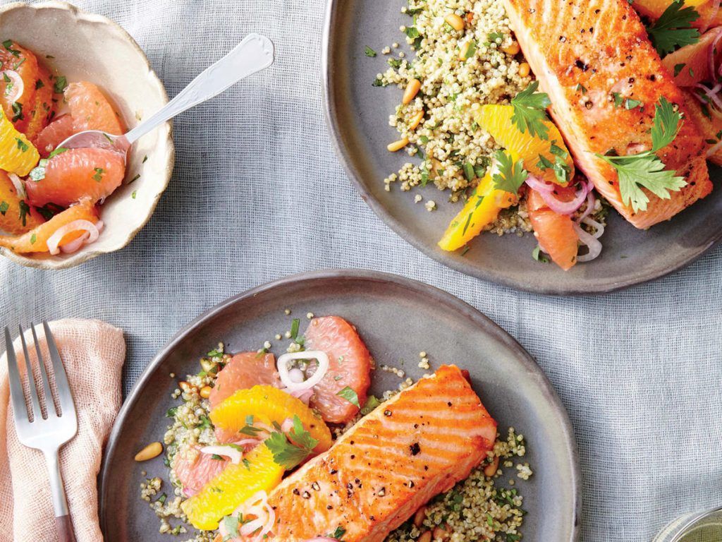 makanan untuk diet - salmon