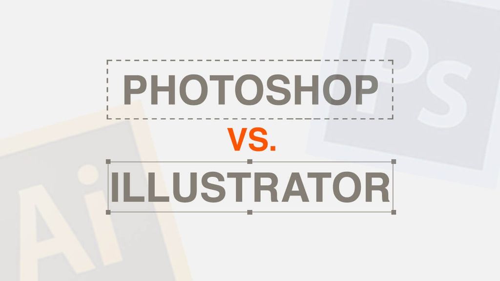 Perbandingan antara Photoshop dan Illustrator dalam dunia desain grafis.