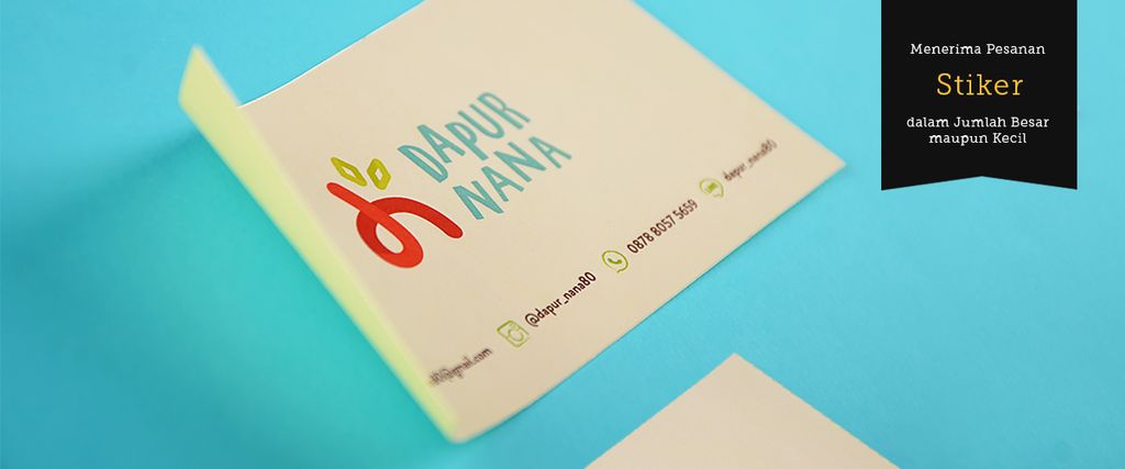 Uprint.id - Desain stiker untuk Dapur Nana di Uprint.id