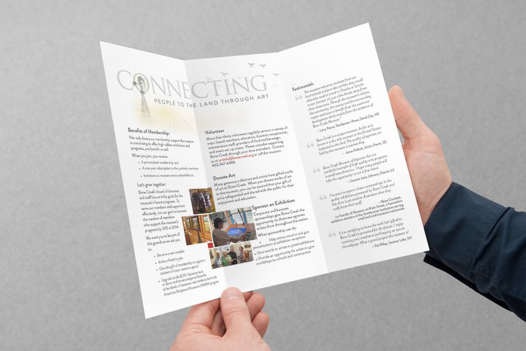Leaflet design for Uprint.id, a digital printing service in Indonesia.