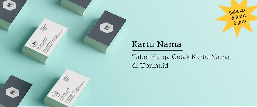 Harga Kartu Nama - Uprint.id