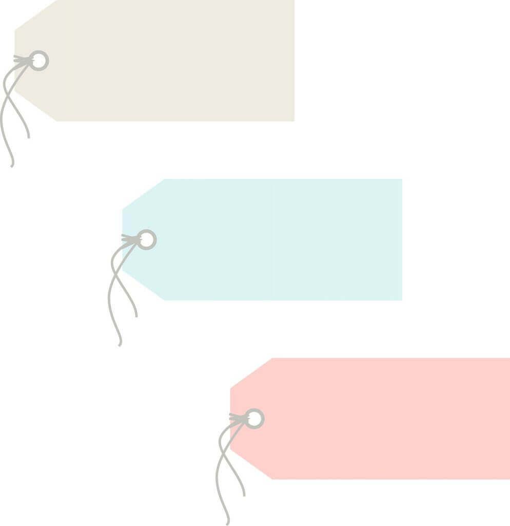 warna-warni product tag
