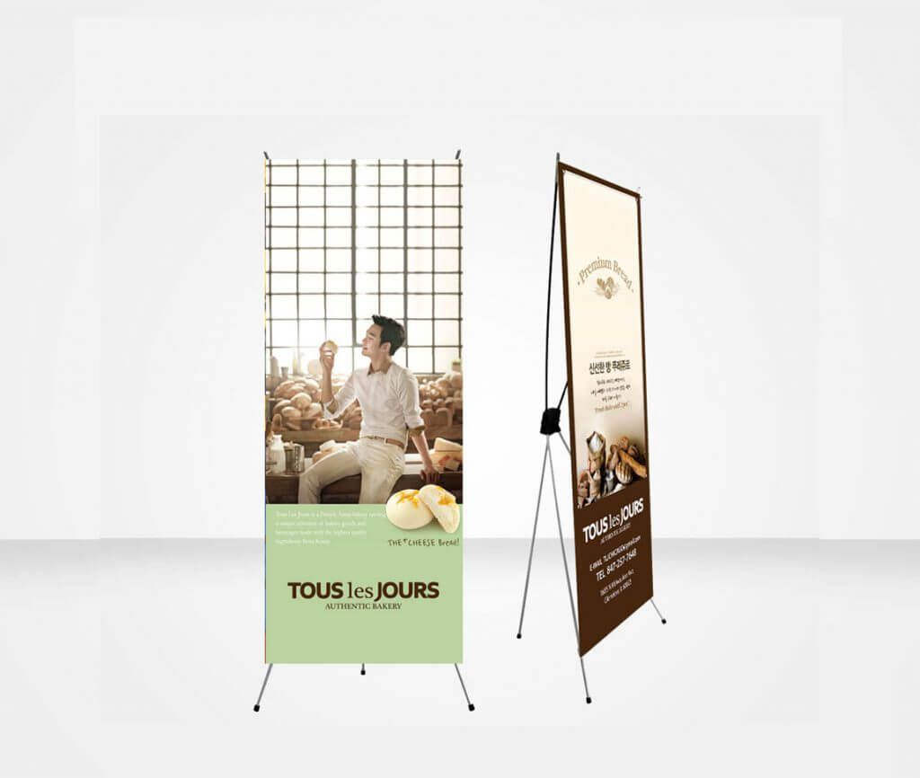 ukuran standing banner 2