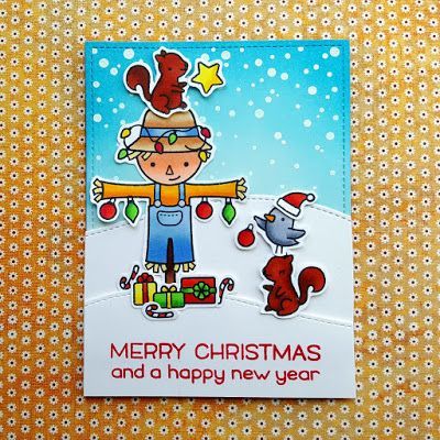 kartu natal dan tahun baru meriah