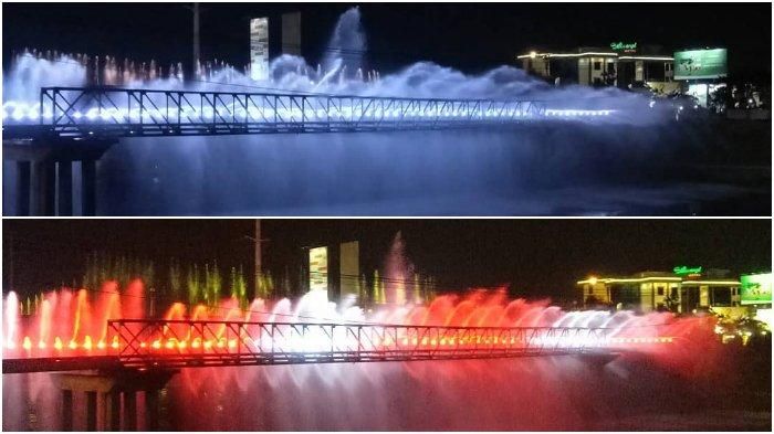 oleh-oleh khas semarang bridge fountain