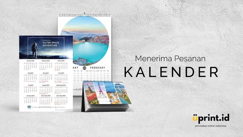 Kalender eksklusif dengan desain menarik dari Uprint.id