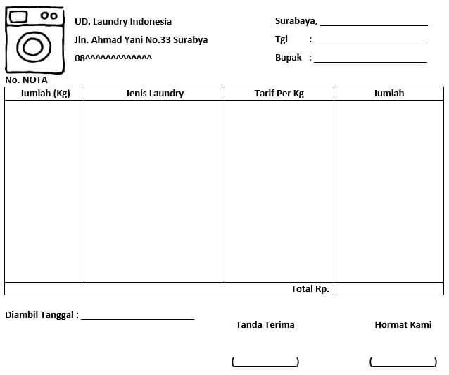 desain-nota-laundry