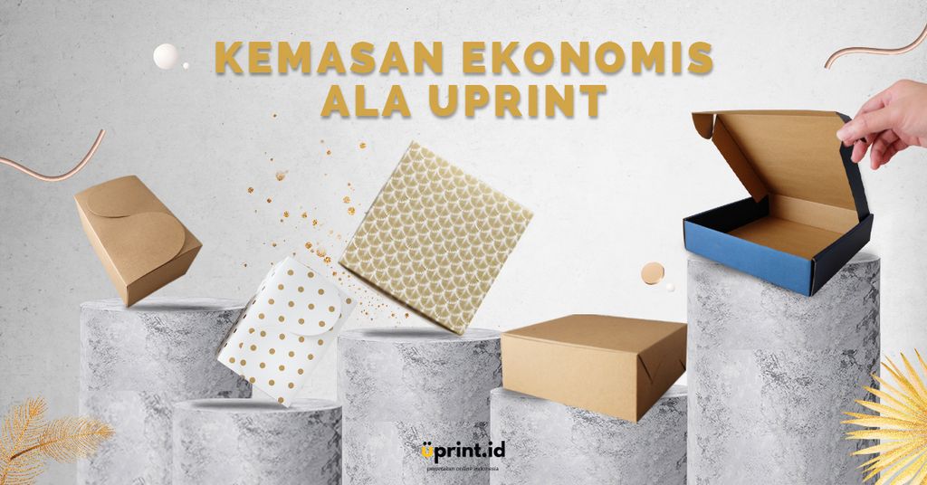 Beberapa jenis kemasan kraft dan polkadot di Uprint.id