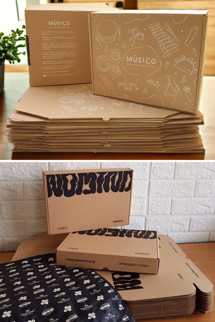 Pilhan paket aset visual dari Músico dan Nomad Minds, produk percetakan online Uprint.id.