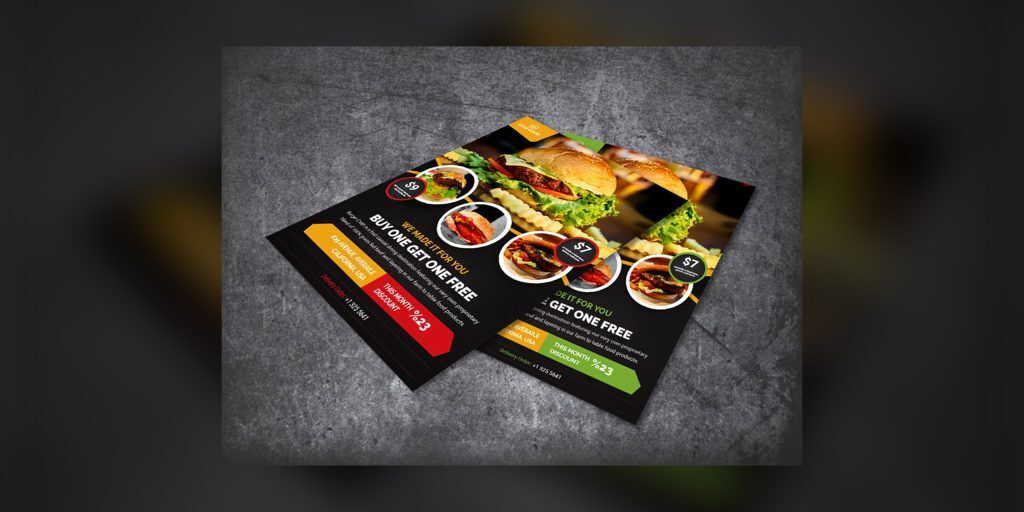 Contoh flyer promosi dengan desain rapi untuk kampanye cetak flyer bisnis lokal