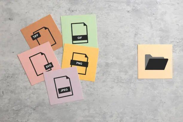 Gambarkan berbagai format file yang digunakan dalam percetakan online.