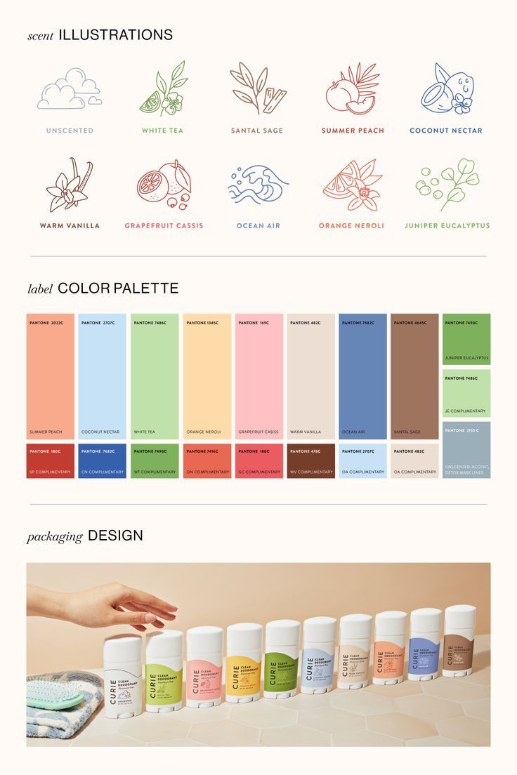 Ilustrasi dan palet warna untuk desain percetakan online Uprint.id