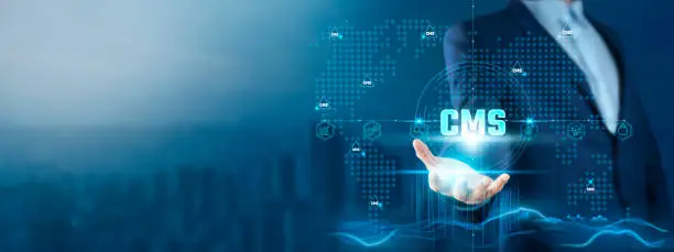 Ilustrasi CMS dalam layanan percetakan online Uprint.id