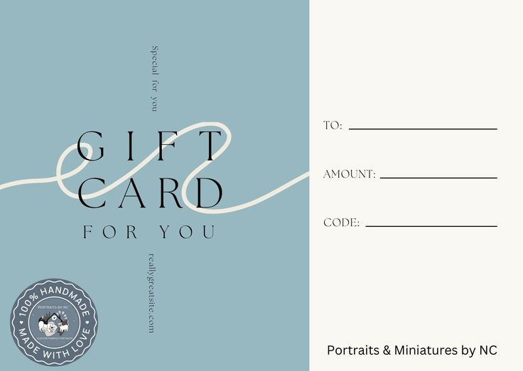 Kartu Hadiah dengan Desain Modern dan Personalisasi