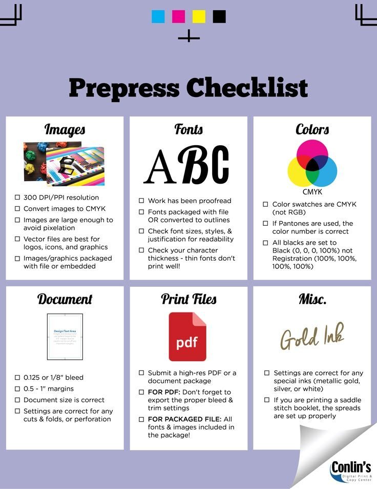 Infografik checklist prepress untuk persiapan percetakan materi promosi butik.