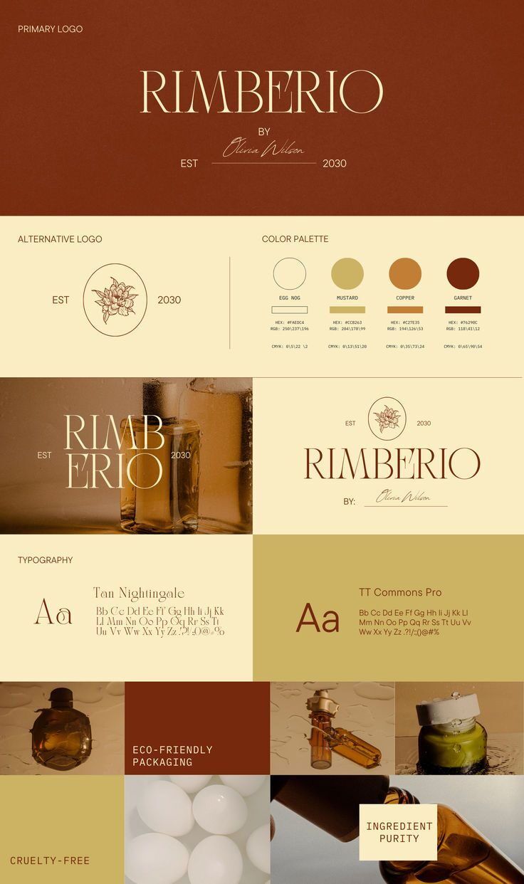Desain branding untuk Rimberio, sebuah perusahaan percetakan online.
