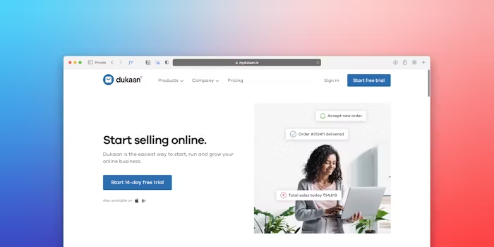 Halaman web layanan jualan online yang menggambarkan pentingnya promosi terpadu untuk bisnis jual beli barang bekas