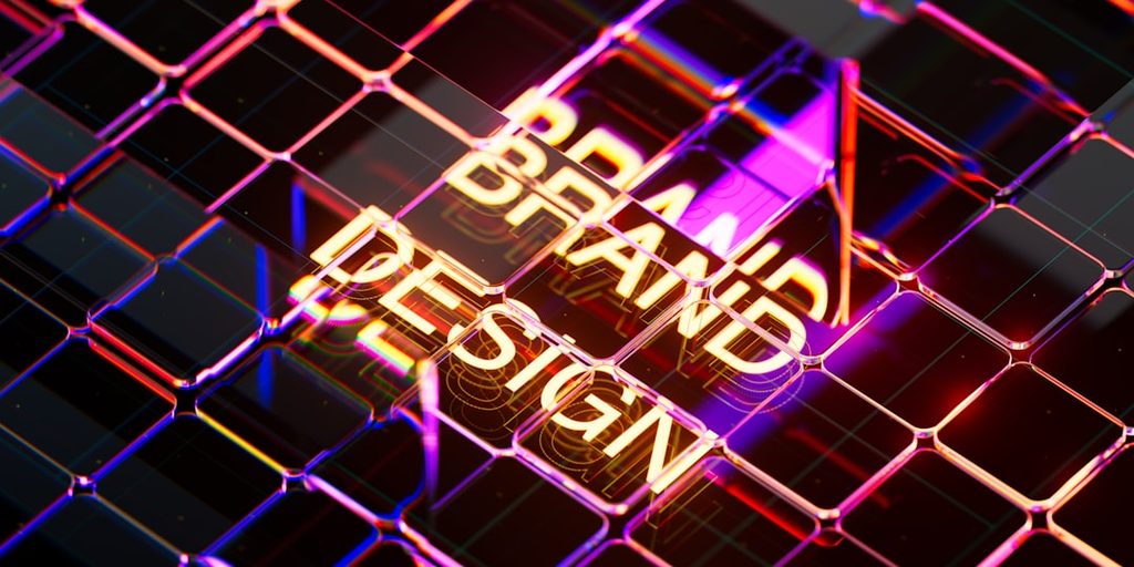 Tulisan brand design yang menggambarkan pentingnya konsistensi identitas logo pada materi cetak