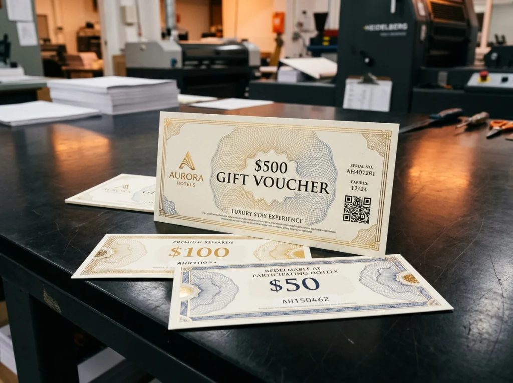 Contoh Desain Voucher &amp; Kupon Hadiah Eksklusif