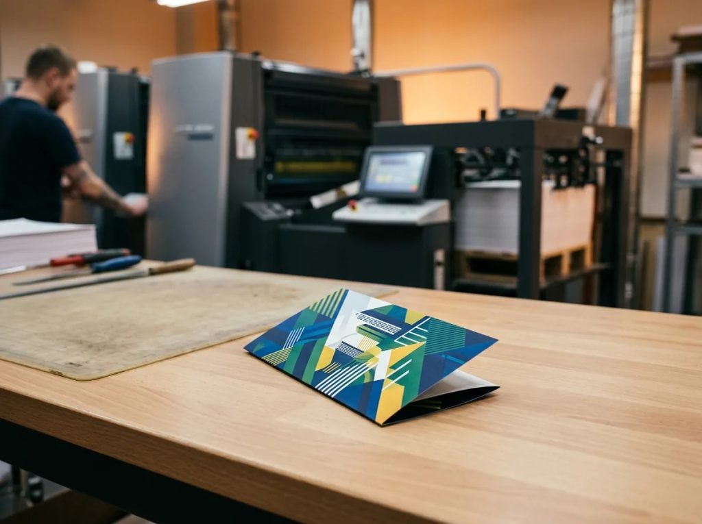 Contoh Desain Brosur Lipat Tiga (Tri-Fold Brochure) Perusahaan