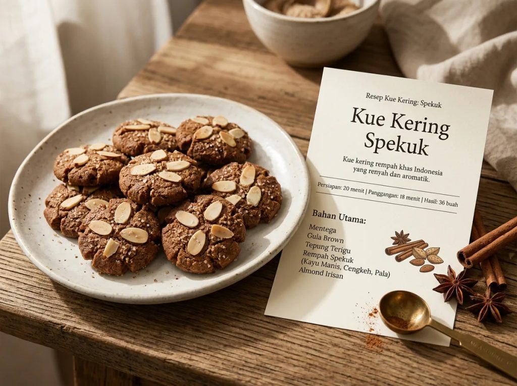 Resep kue kering spekuk rempah khas Indonesia lezat dan aromatik untuk sajian hari raya Lebaran