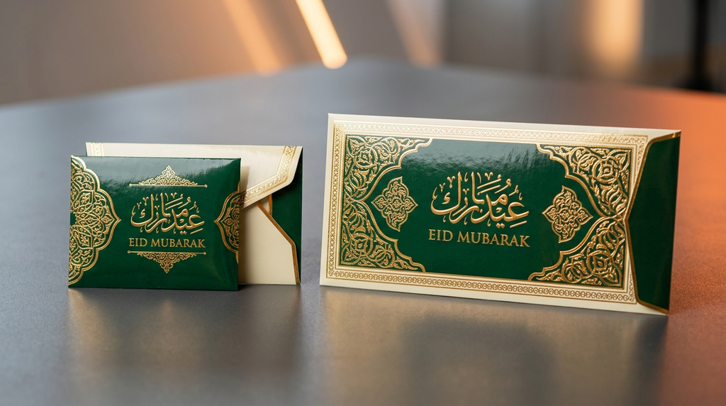 Pilihan ukuran dan desain custom angpao lebaran