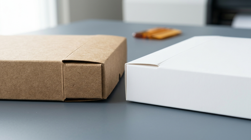 Perbandingan spesifikasi bahan kertas kraft dan art carton untuk packaging custom