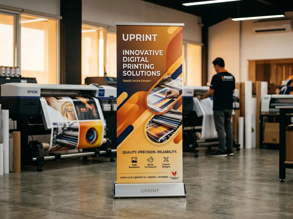 Contoh Desain Banner &amp; Standee Pameran Trade Show