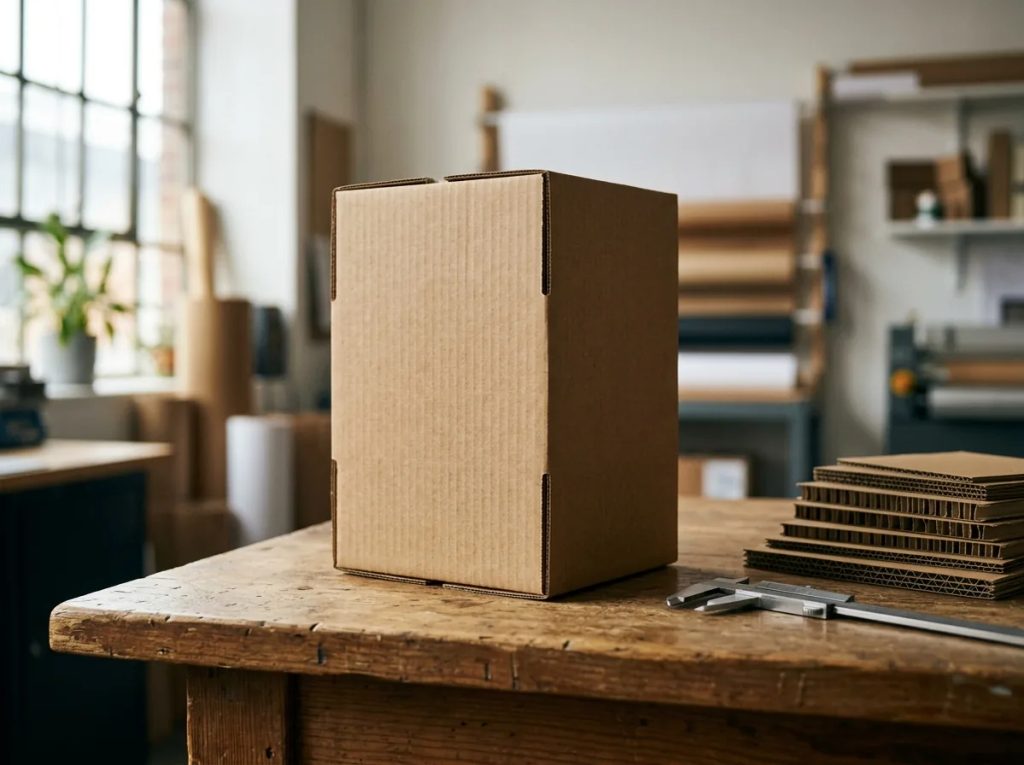 Custom corrugated box presisi dan sampel kardus untuk efisiensi TCO dan cegah retur barang