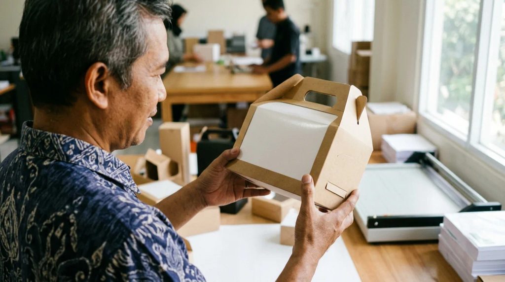 Ilustrasi cetak gable box surabaya