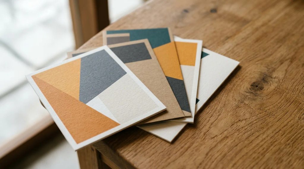 Penerapan desain kartu notecard A5 untuk berbagai kebutuhan personal dan bisnis