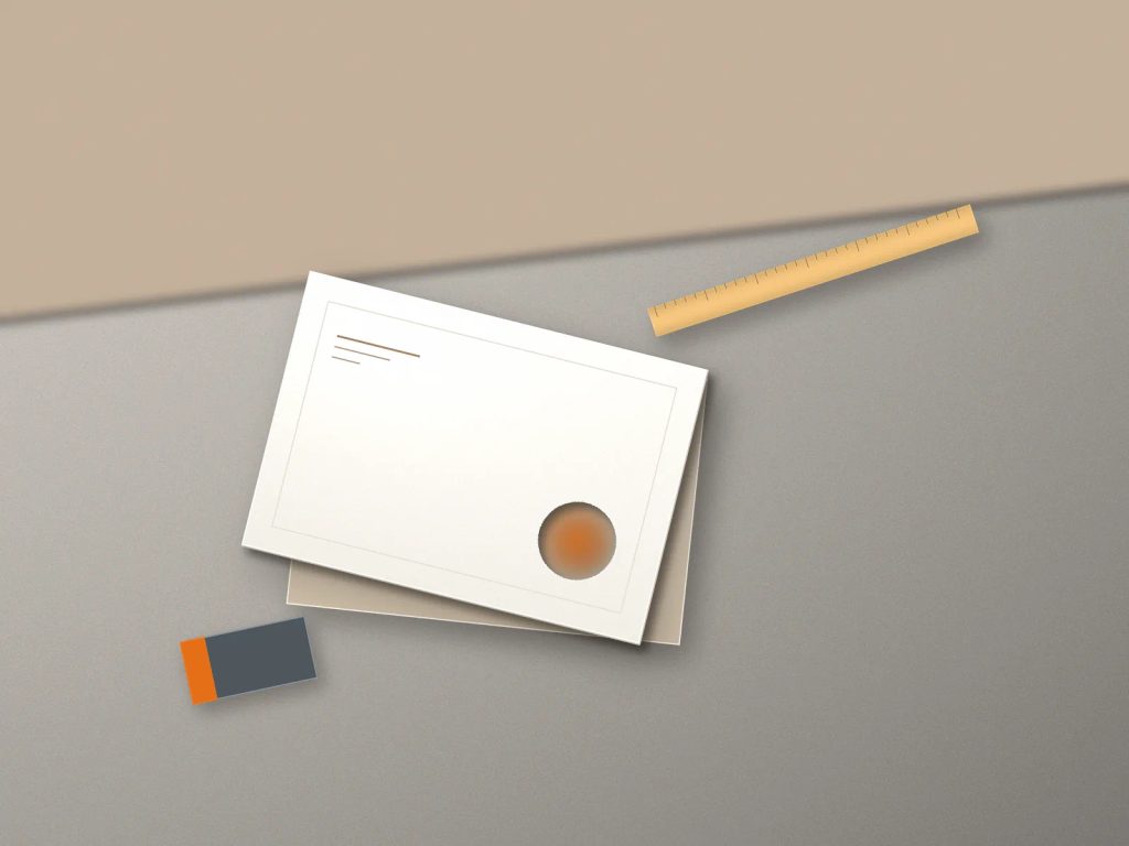 Detail notecard finishing matte bertekstur teduh bebas kilau untuk hasil cetak mewah.