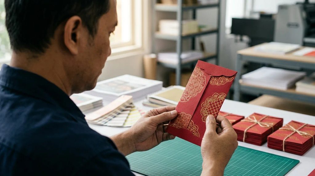 Ilustrasi order angpao imlek online