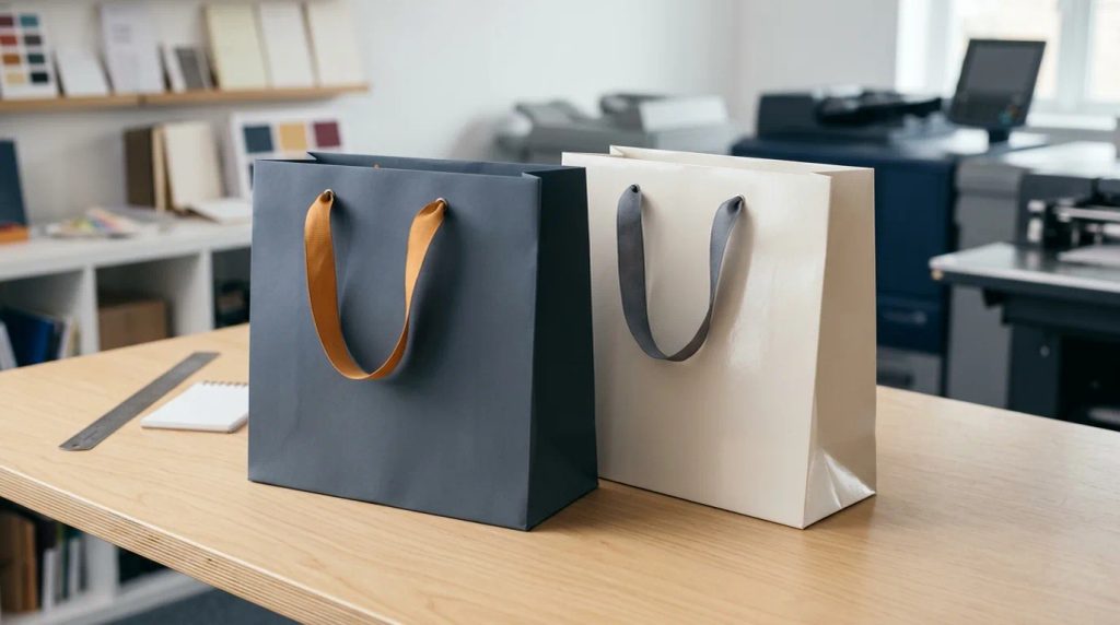 Ilustrasi cetak paper bag laminating surabaya
