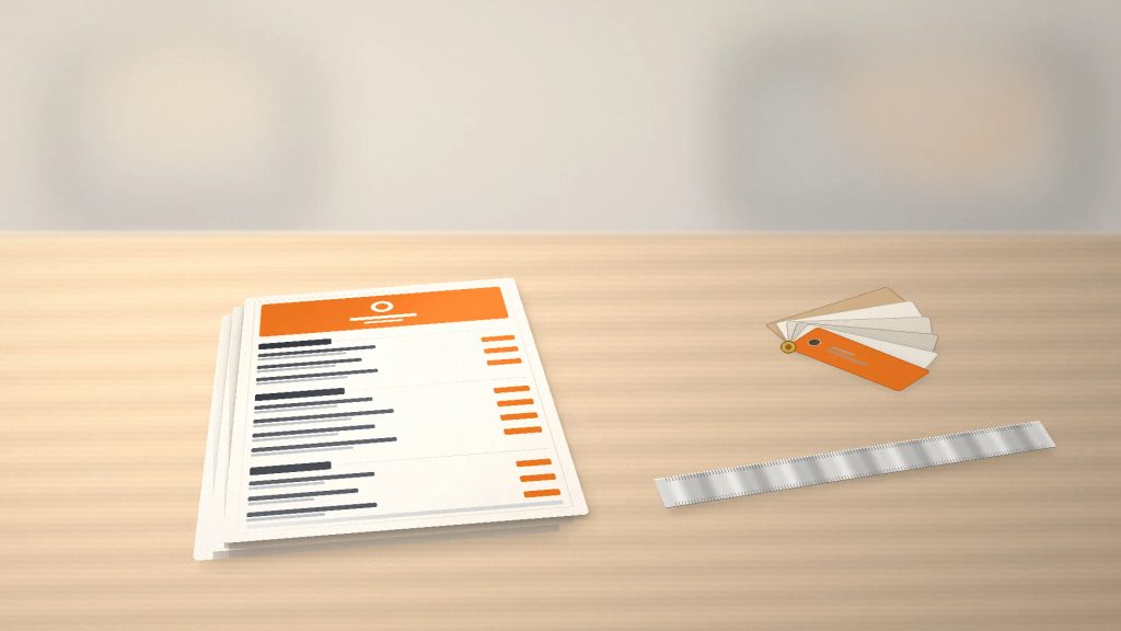 Ilustrasi cetak menu custom a5